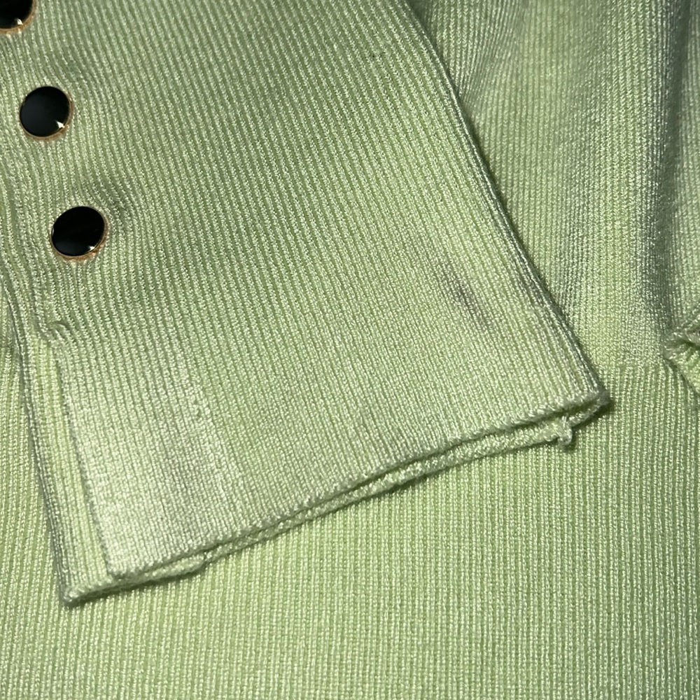 Zara Basic knit sweater size S green - Picture 5 of 10